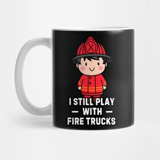 Adorable Funny Firefighter Mug